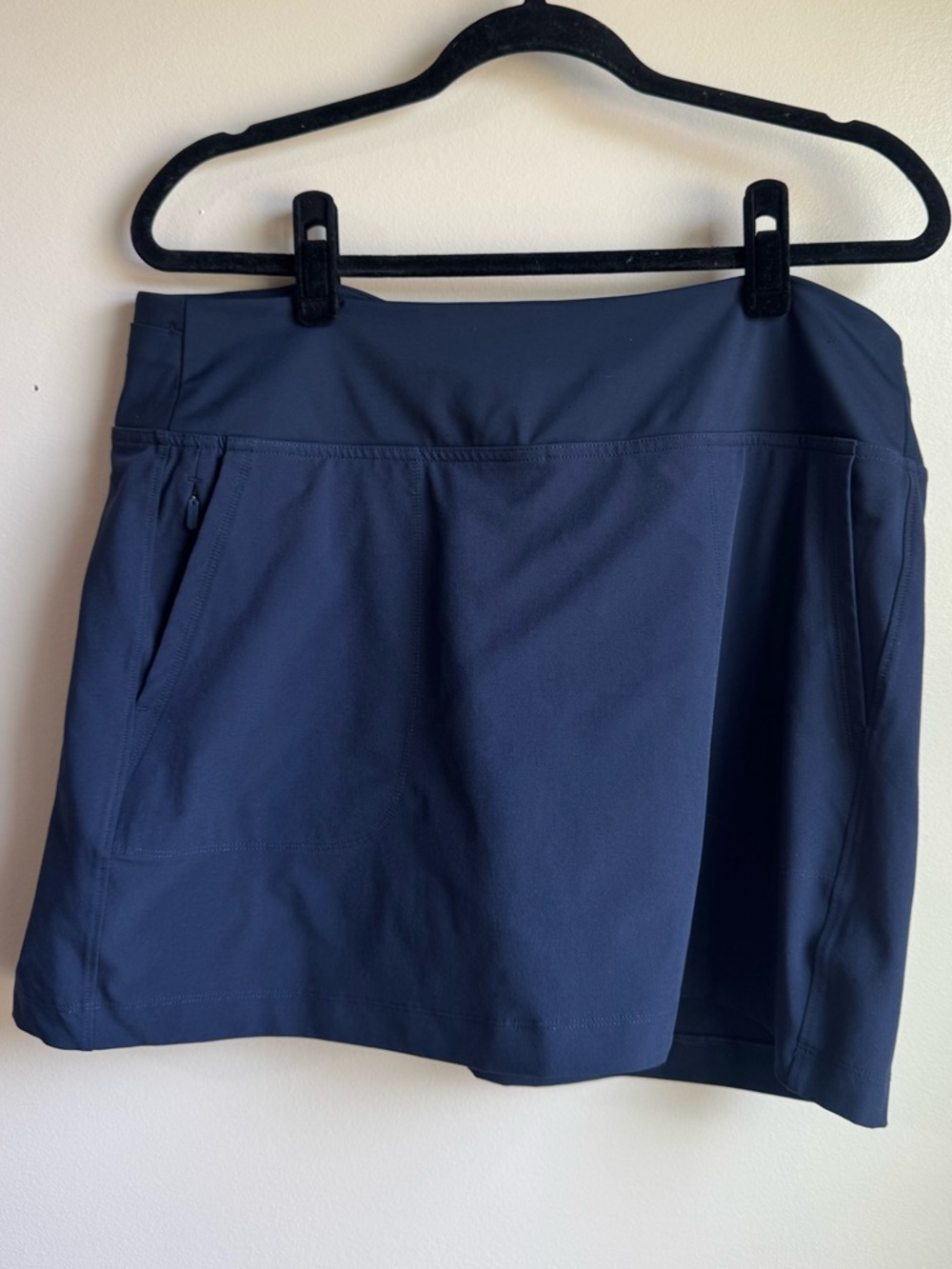 Athleta Tee Time Skort 15” Navy Athletic Golf Tennis Skirt XL